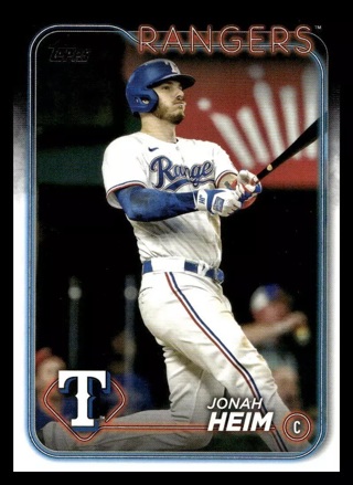 2024 Topps Series 1 Jonah Heim #235 Texas Rangers