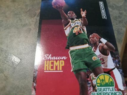 1992 SKYBOX SHAWN KEMP SEATTLE SUPERSONICS BASKETBALL CARD# 231