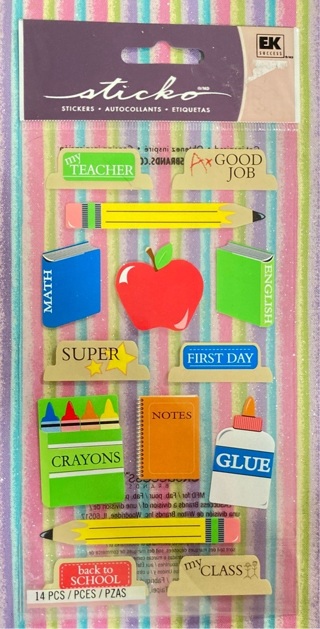 Sticko back to school sticker sheet