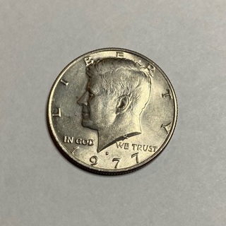 1977 Half Dollar 50c Coin!