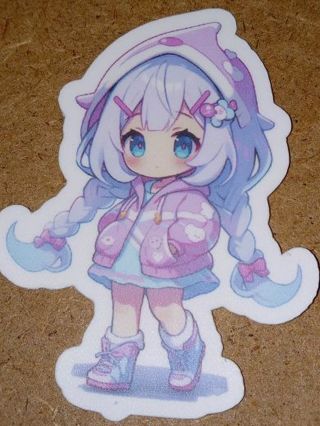 Girl Cute 1 nice vinyl sticker no refunds regular mail only Very nice quality!