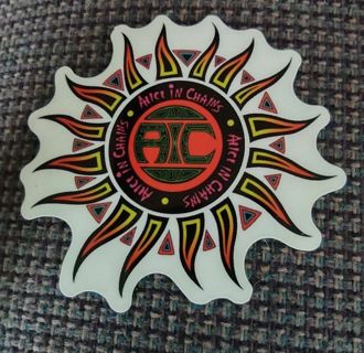 Alice in chains AIC rock band vinyl water bottle laptop Xbox PS4 sticker