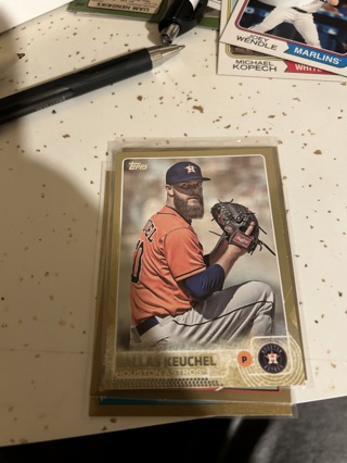 2015 topps gold  dallas keuchel  /2015