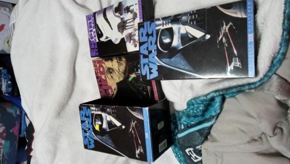 Star wars set 3 VHS