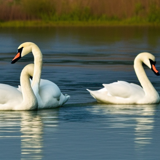 Listia Digital Collectible: Swans on a Lake