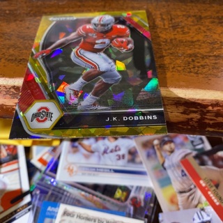 2021 panini prizm draft picks cracked ice j.k.Dobbins football card 