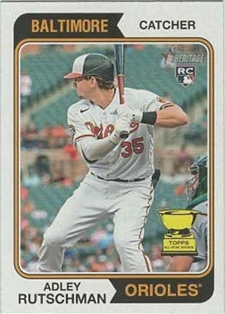 2023 Heritage Adley Rutschman Baltimore Orioles RC #7!