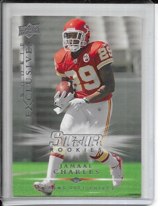 Jamaal Charles 2008 Upper Deck Rookie Exclusives #RE24