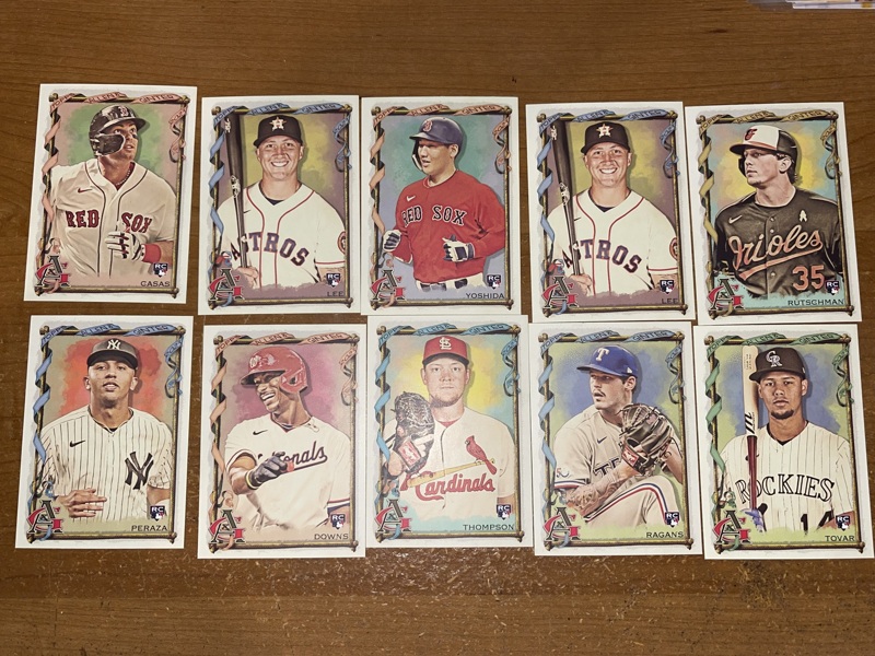 Free 2023 Topps Allen & Ginter 10 ROOKIE Base Cards Lot 2