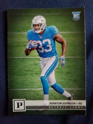 Kerryon Johnson Rookie Card