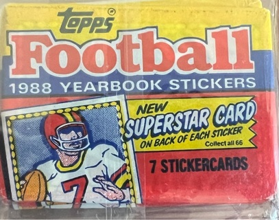 1988 Topps Yearbook Stickers Suprrstar Cards