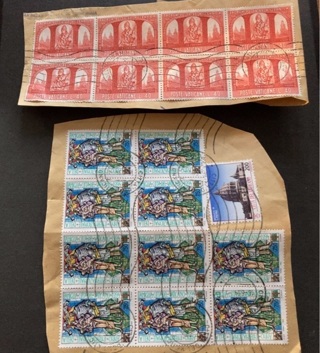 Vatican stamp blocks 