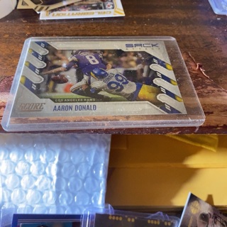 2022 score sack attack aaron donald football card 