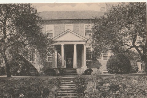 Vintage Unused Postcard: B&W: Home of Colonel Fielding Lewis, Kenmore, PA