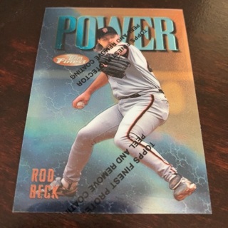 1997 Topps Finest - [Base] #263 Common - Bronze - Rod Beck