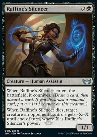 MTG Magic the Gathering Raffine's Silencer (90/484) Streets of New Capenna