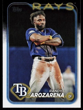 2024 Topps Randy Arozarena #284 BASEBALL Tampa Bay Rays