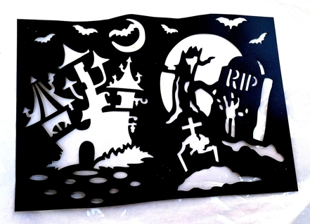 HALLOWEEN PLASTIC STENCILS STYLE 2