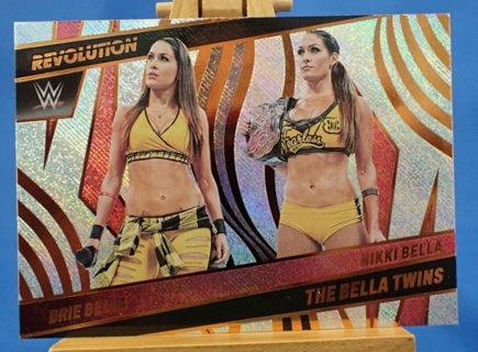 2022 WWE Revolution - The Bella Twins Holofoil Card #145 NM