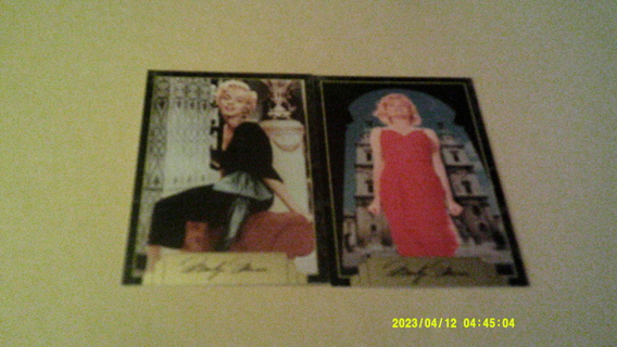 Marilyn Monroe MINT Trading cards in sleeve