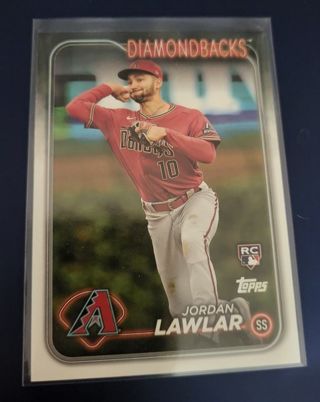 2024 Topps Jordan Lawler Rookie card Arizona Diamondbacks