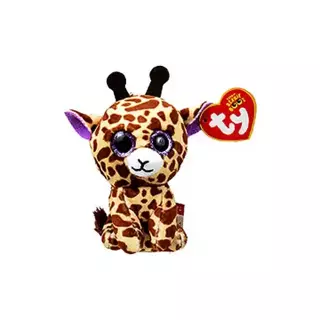 new  with TY TAG=BOOS,TWIGS THE GIRAFFE PLUSH with glitter eyes =4 1/2"