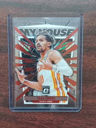 Trae Young *Insert (My House) 2023-24 Donruss Optic Basketball #8