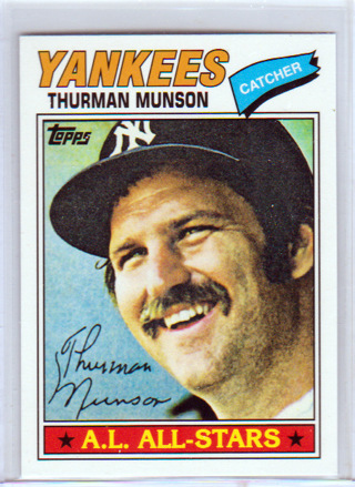 Thurman Munson, 2010 Topps 1977 World Series Card #21, New York Yankees, (EL)