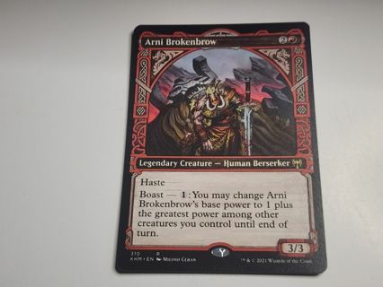 Magic the gathering mtg Arni Brokenbrow rare Showcase Kaldheim