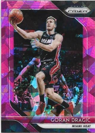 2018-19 PRIZM GORAN DRAGIC PICK CRACKED ICE PRIZM REFRACTOR CARD