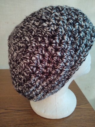 Hand Crocheted Bulky Slouch Hat 