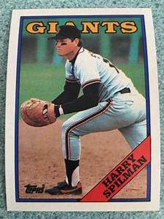 Harry Spilman 1988 Topps San Francisco Giants