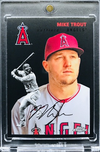 Mike Trout - 2023 Topps Chrome Platinum Anniversary #150 - Los Angeles Angels [AA018]