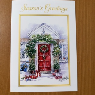 Front Door Christmas Card 