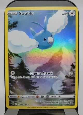 NM Crown Zeniths GG Swablu Pokemon card TCG SWSH