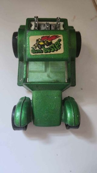 Vintage 1970s tootsie toy green buggie