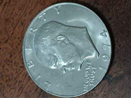 1974 Eisenhower Dollar