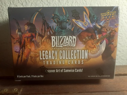 **NEW UNOPENED** 2023 Upper Deck Blizzard Legacy Collection Blaster Box