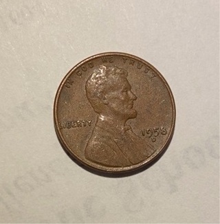 1958 D LINCOLN WHEAT CENT 