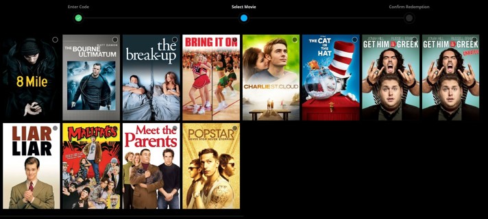 March 2023 Pick One HD MA Digital Redeem Universal Movie Reward