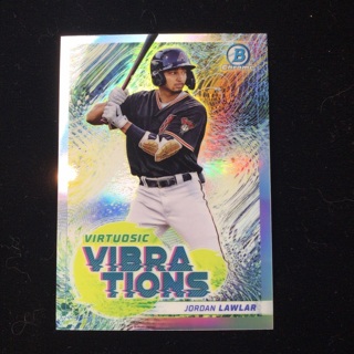 Jordan Lawlar Vibrations Bowman Chrome Diamondbacks