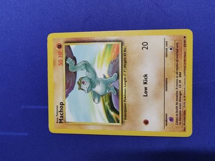 Pokemon Base Set Machop 52/102 #8