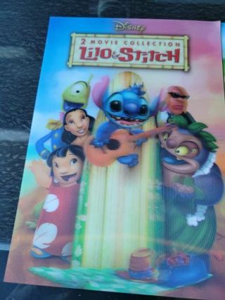 DISNEY- LENTICULAR COLLECTIBLE- LILO & STITCH- ONLY