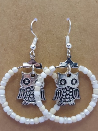 6 Owl Hoops - Choice One