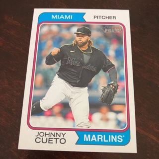 2023 Topps Heritage - [Base] #109 Johnny Cueto