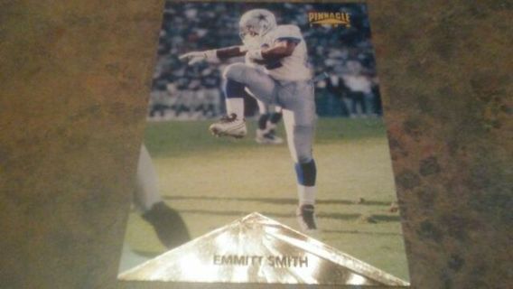 1996 PINNACLE EMMITT SMITH DALLAS COWBOYS FOOTBALL CARD# 1