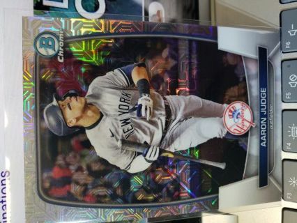 Aaron judge 2023 Bowman Chrome mojo Refractor