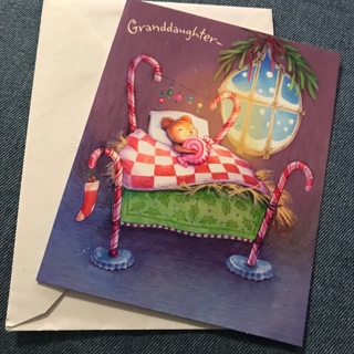 Granddaughter Christmas Card from Hallmark, Free Mail