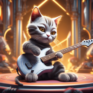 Listia Digital Collectible: Kitty Rock Star