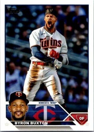 2023 Topps Series 1 Baseball Base #25 BYRON BUXTON